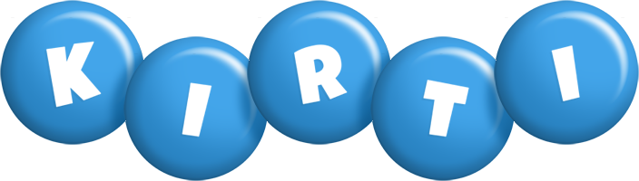 Kirti candy-blue logo