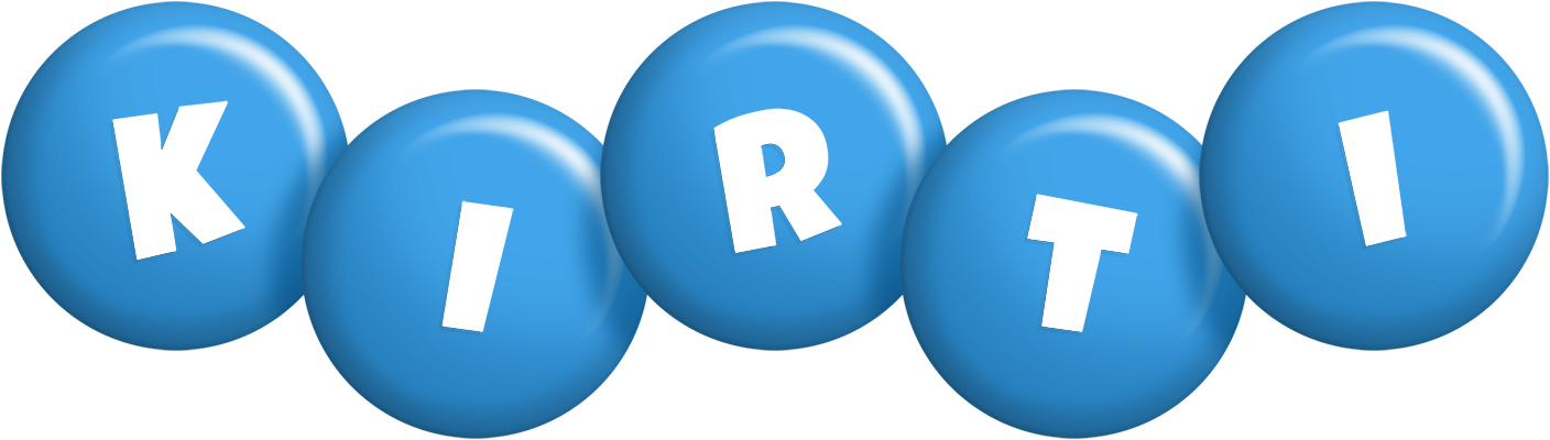 Kirti candy-blue logo