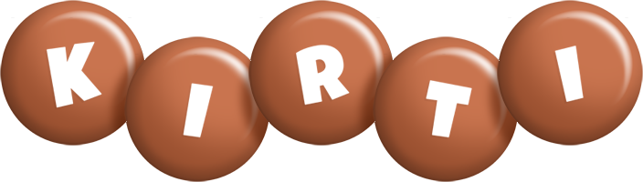 Kirti candy-brown logo