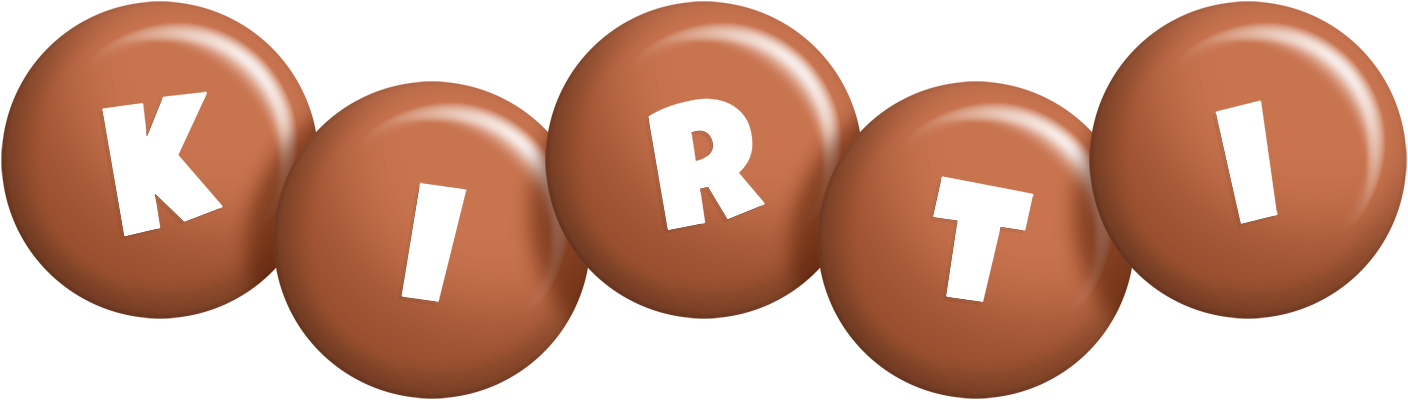 Kirti candy-brown logo