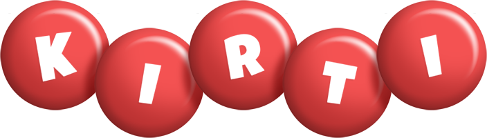 Kirti candy-red logo