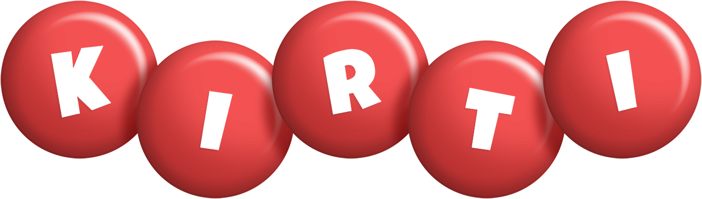 Kirti candy-red logo