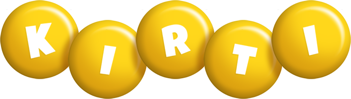 Kirti candy-yellow logo