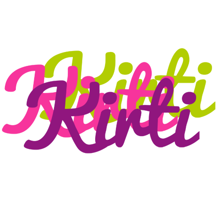 Kirti flowers logo