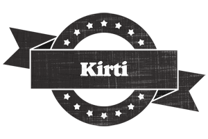 Kirti grunge logo