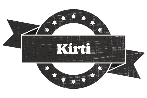 Kirti grunge logo