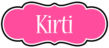 Kirti invitation logo