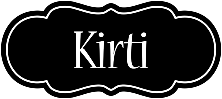 Kirti welcome logo