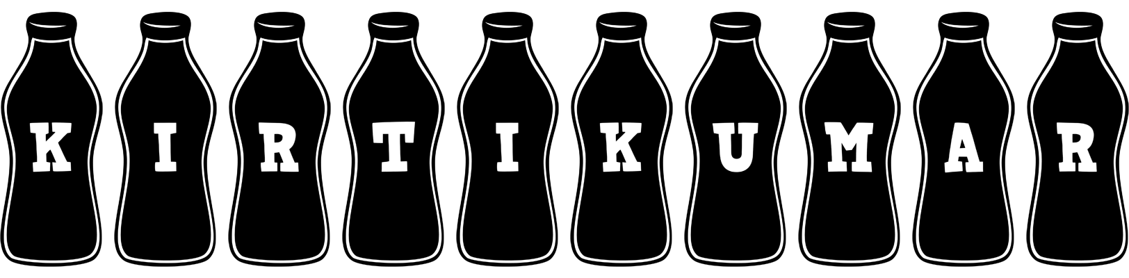 Kirtikumar bottle logo