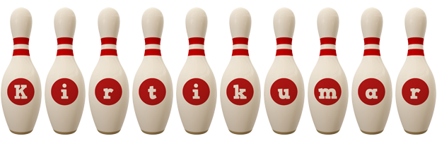 Kirtikumar bowling-pin logo