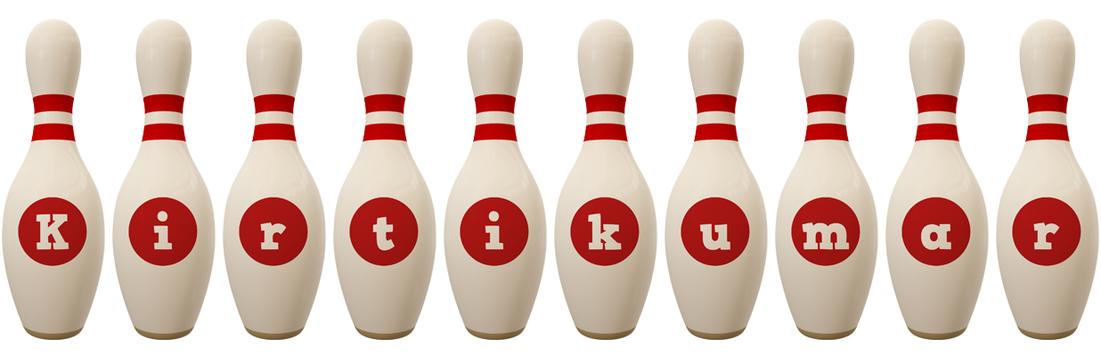 Kirtikumar bowling-pin logo