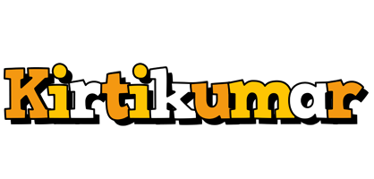 Kirtikumar cartoon logo