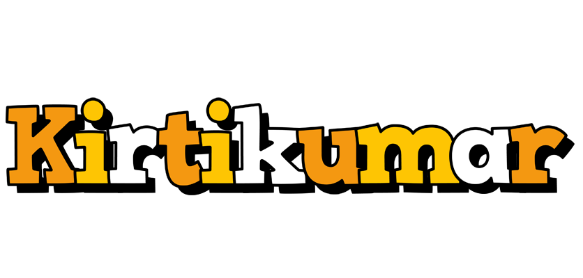 Kirtikumar cartoon logo