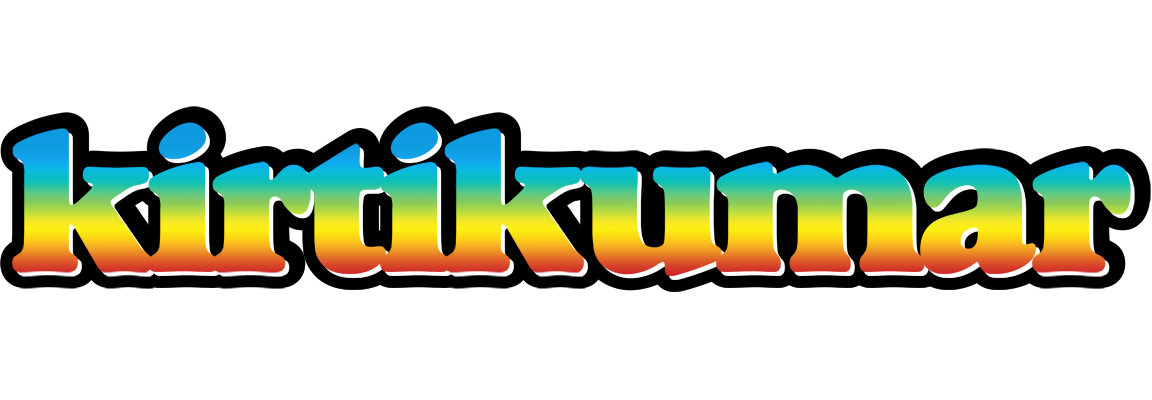 Kirtikumar color logo