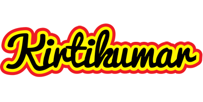 Kirtikumar flaming logo