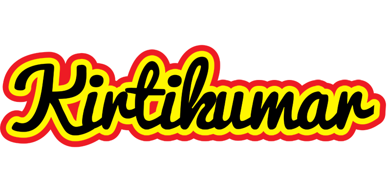 Kirtikumar flaming logo