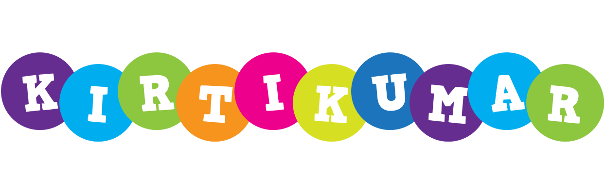 Kirtikumar happy logo