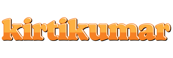 Kirtikumar orange logo