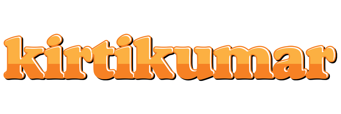 Kirtikumar orange logo