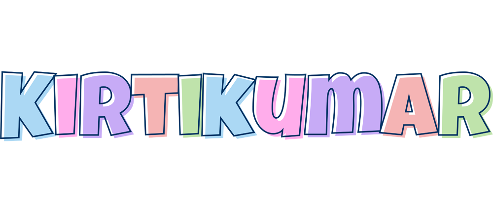 Kirtikumar pastel logo