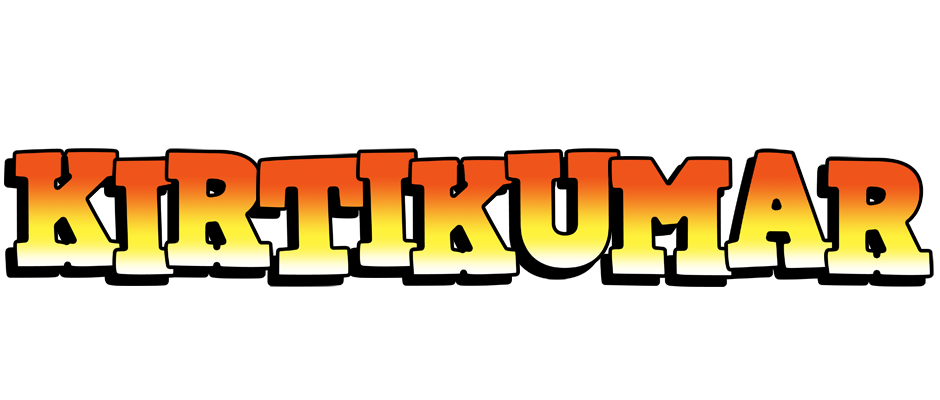Kirtikumar sunset logo