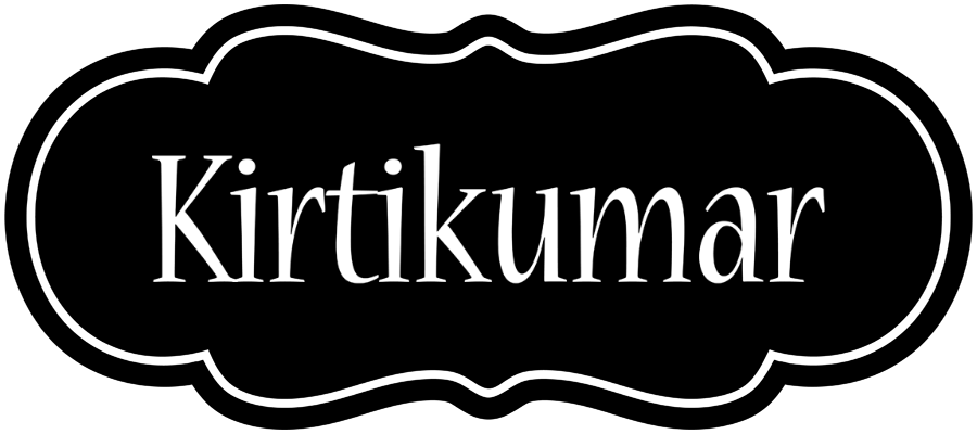 Kirtikumar welcome logo