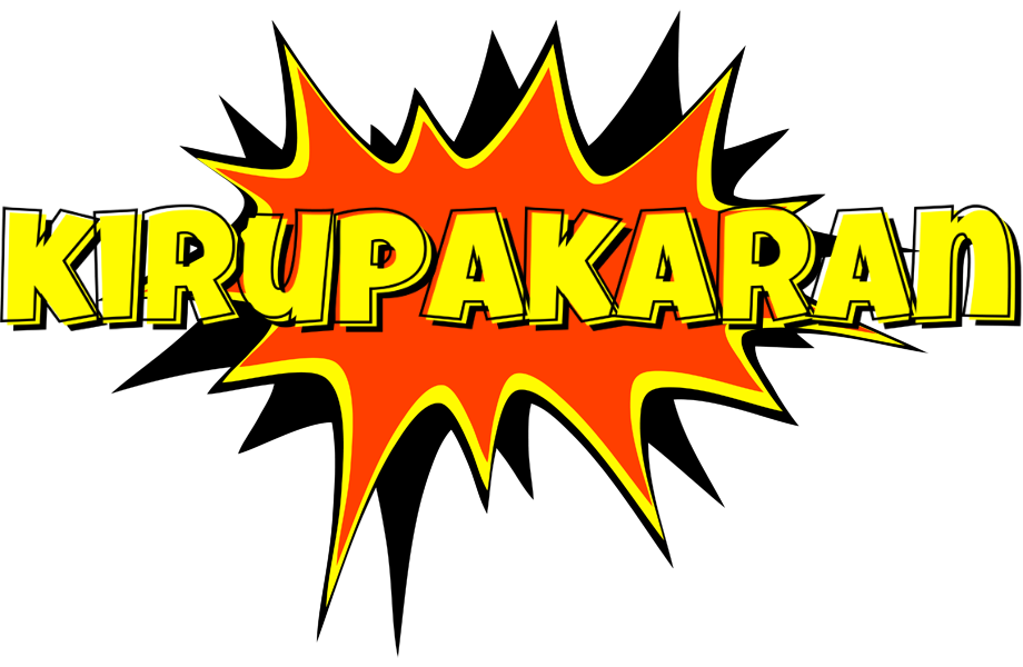 Kirupakaran bazinga logo