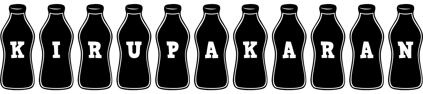 Kirupakaran bottle logo
