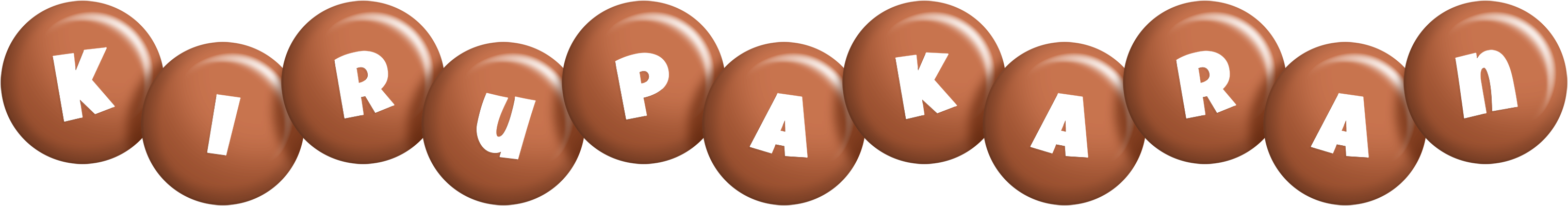 Kirupakaran candy-brown logo
