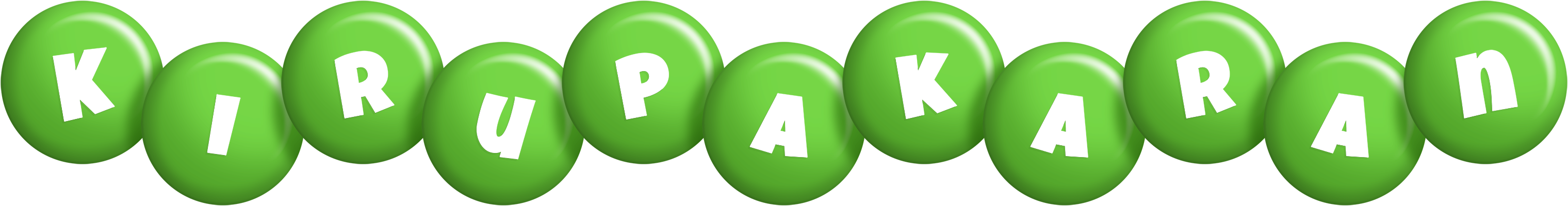 Kirupakaran candy-green logo