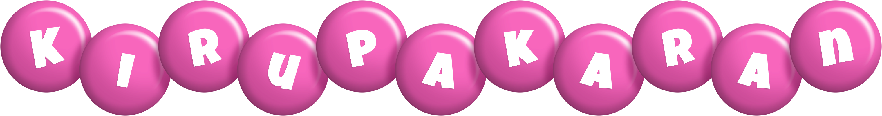 Kirupakaran candy-pink logo
