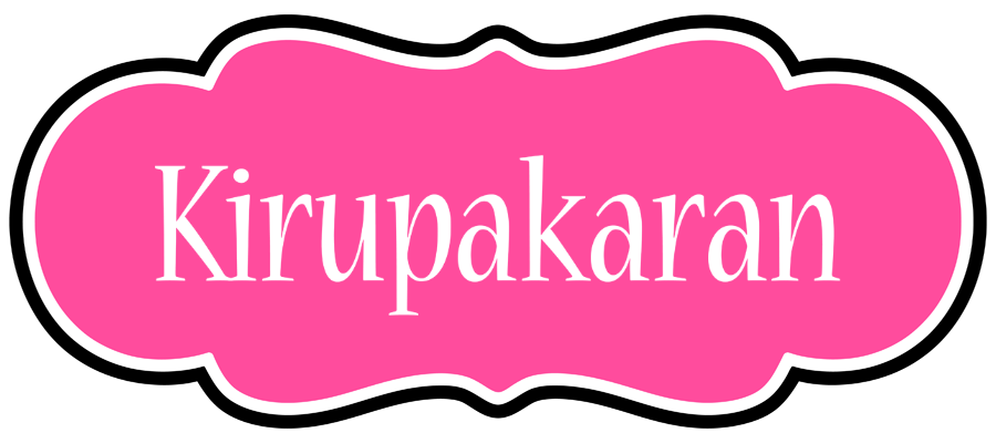 Kirupakaran invitation logo
