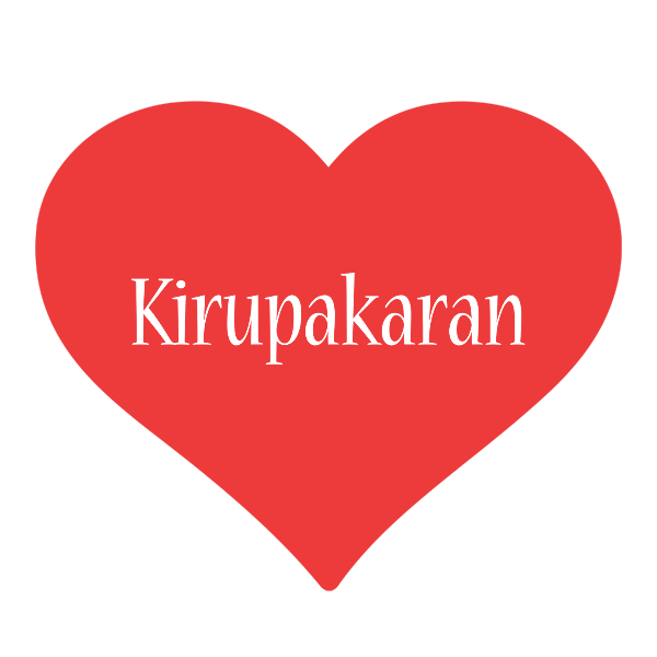 Kirupakaran love logo