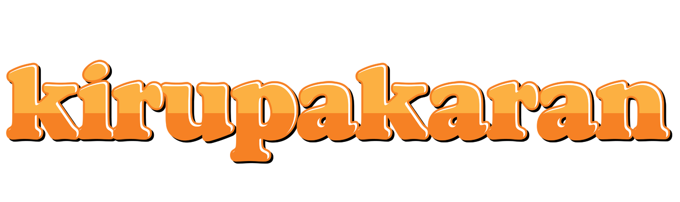 Kirupakaran orange logo