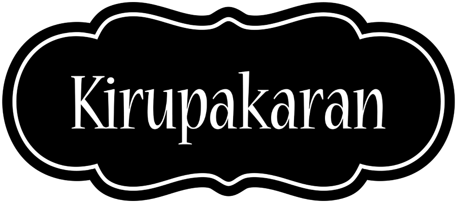 Kirupakaran welcome logo