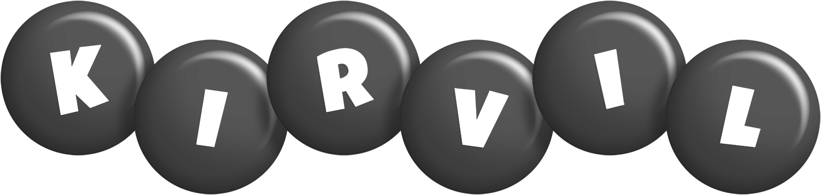 Kirvil candy-black logo