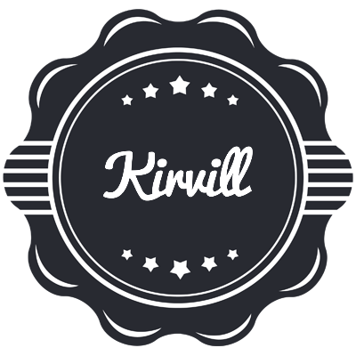 Kirvill badge logo