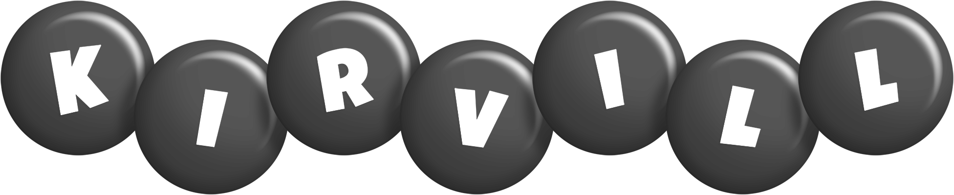 Kirvill candy-black logo