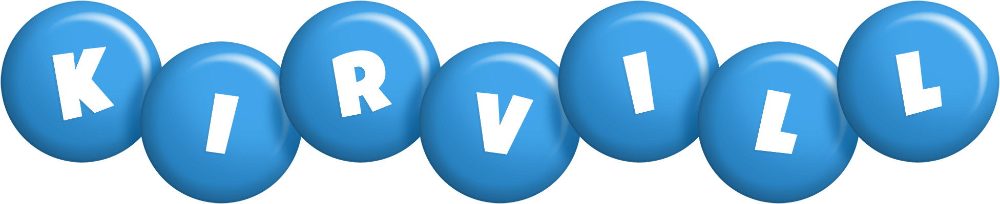 Kirvill candy-blue logo