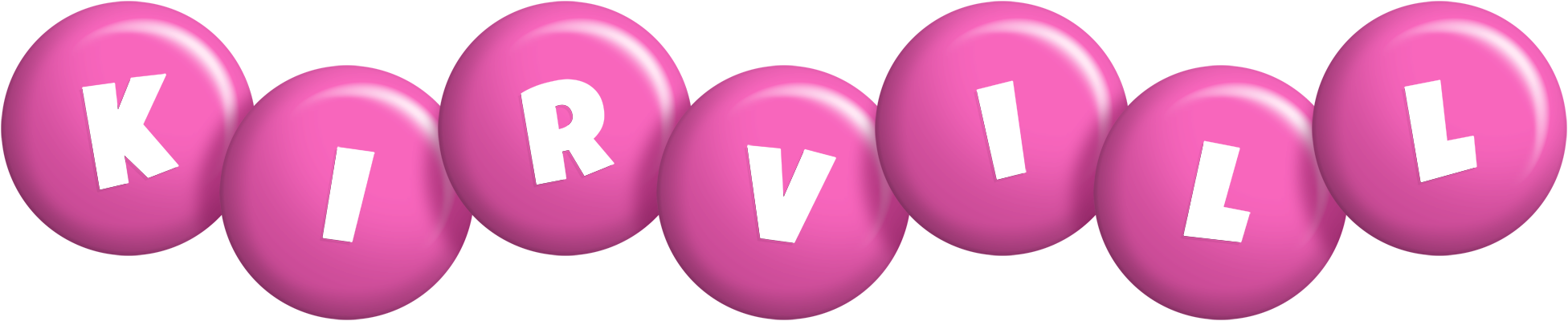 Kirvill candy-pink logo