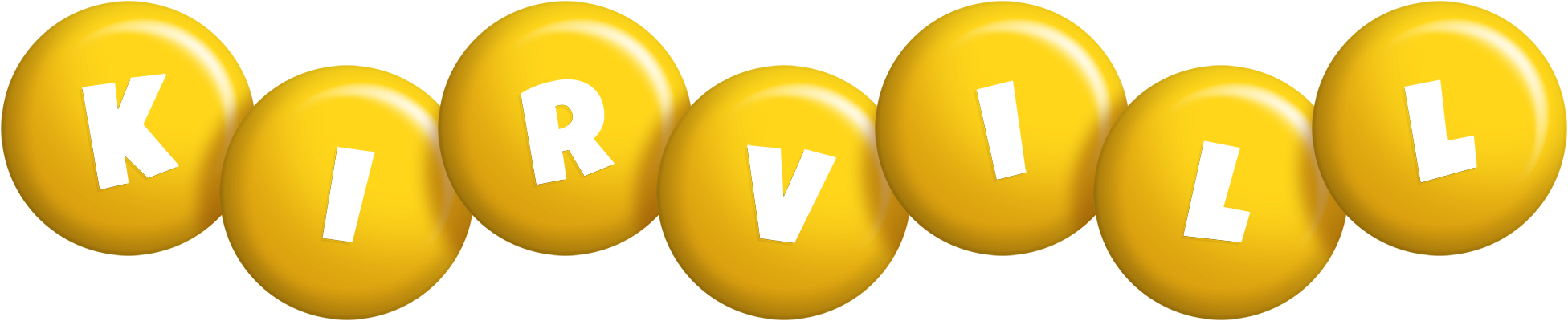Kirvill candy-yellow logo