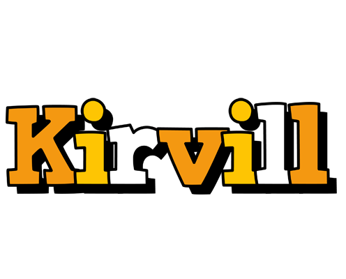 Kirvill cartoon logo