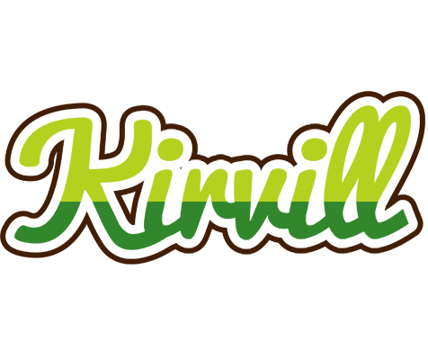 Kirvill golfing logo