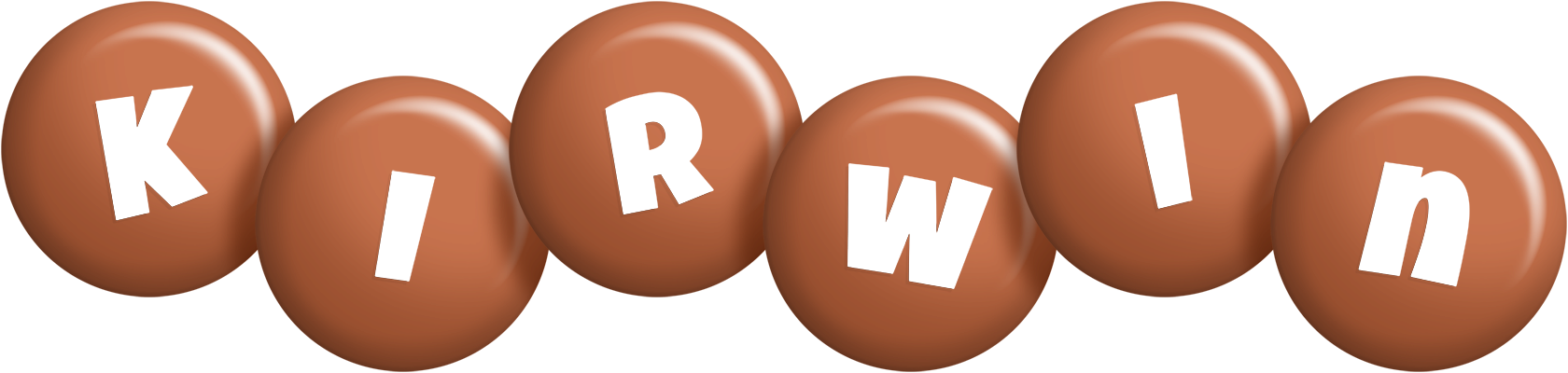Kirwin candy-brown logo