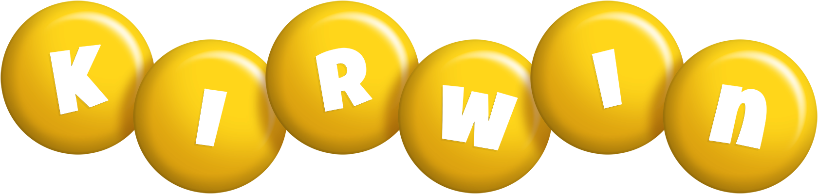 Kirwin candy-yellow logo