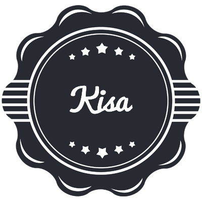 Kisa badge logo