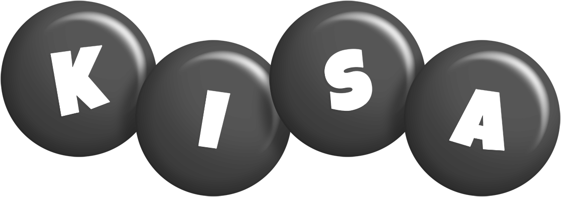 Kisa candy-black logo
