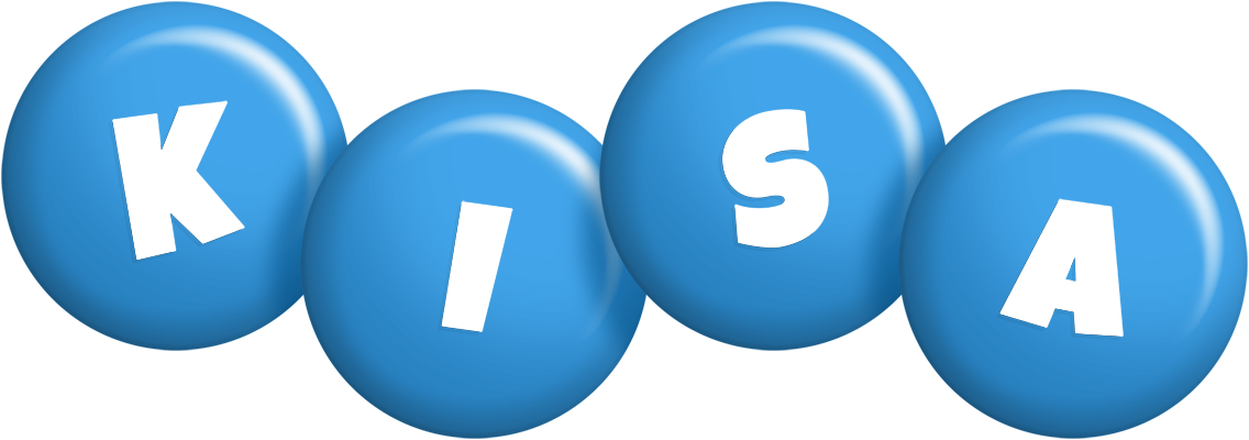 Kisa candy-blue logo