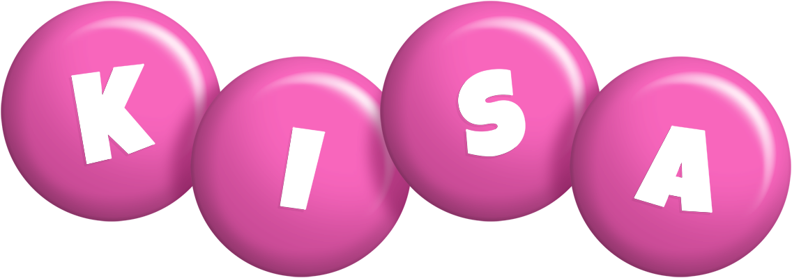 Kisa candy-pink logo
