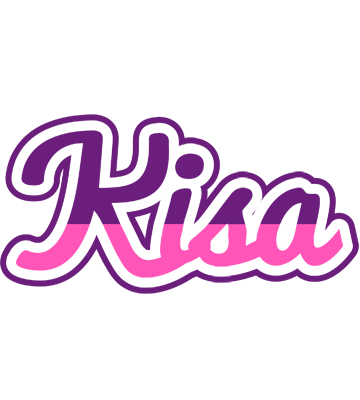 Kisa cheerful logo